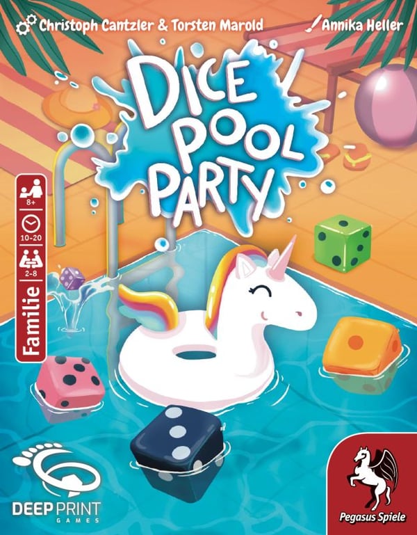 Pegasus Dice Pool Party 20 min Lautapeli Perhe