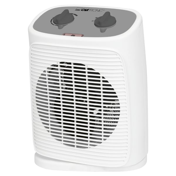 Clatronic HL 3762 Indendørs Grå, Hvid 2000 W Blæser med elektrisk områdevarmer