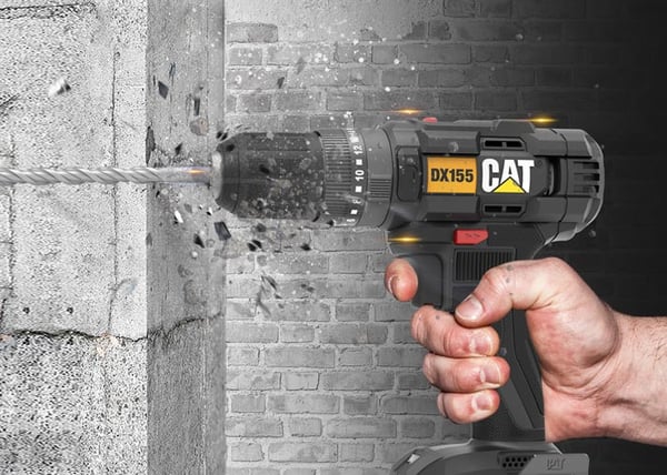 CAT DX155 bor 1600 rpm 1,37 kg Sort, Gul