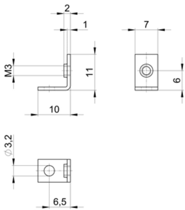 Miniatyrbillede 2 af 2: Vogt 1609.95 skrue/bolt