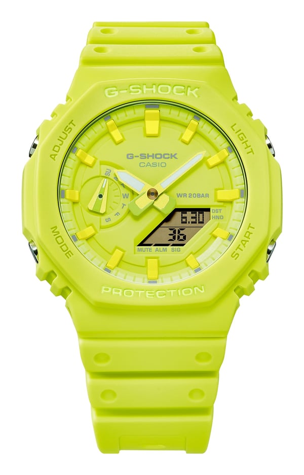 Casio G-Shock GA-2100-9A9ER Armbandsur Unisex Gul