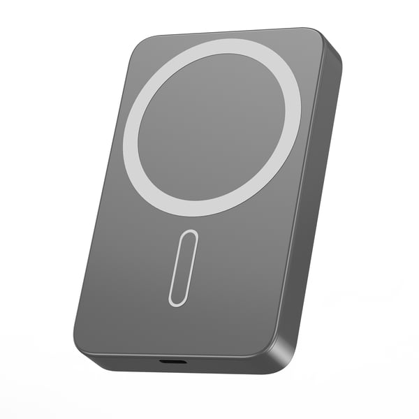Leotec LEPOWW20W10G powerbank Lithium polymer (LiPo) 10000 mAh Trådløs opladning Grå