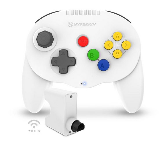 Miniatyrbillede 2 af 4: Hyperkin Admiral Hvid Bluetooth Gamepad Analog Nintendo Switch Lite, Android, MAC, Nintendo Switch, PC