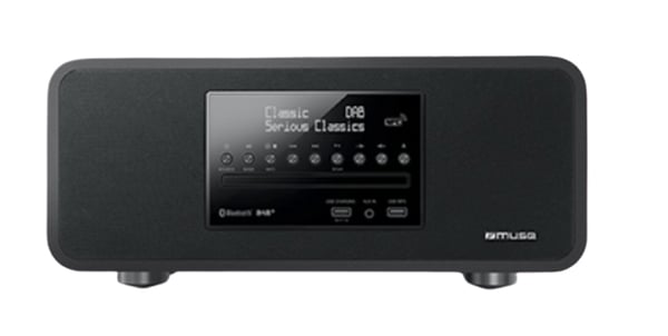 Muse M-670 BT radio Kannettava Musta, Terästä