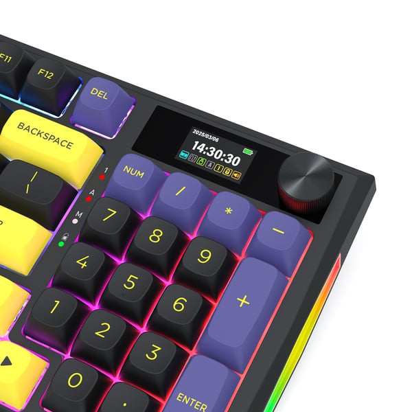 Miniatyrbillede 2 af 13: REDRAGON Glintstone K725LBY-RGB-PRO tastatur Sort