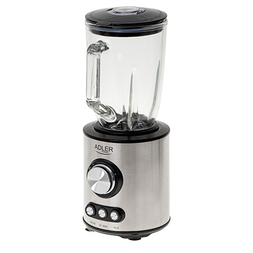 Adler AD 4078 mixer Bänkmixer 1700 W Svart, Rostfritt stål, Transparent
