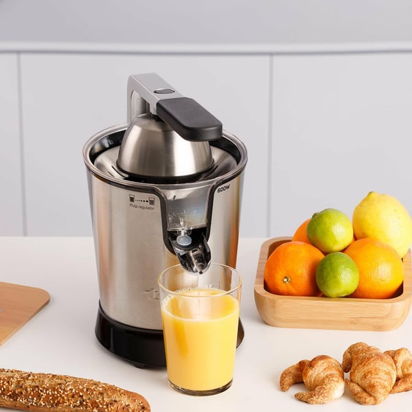 Taurus EASY PRESS 1000 LEGEND elektrisk citruspresser 0,65 L 1000 W Sort, Rustfrit stål