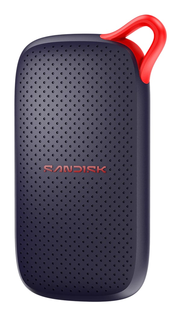 SanDisk Portable SSD (V3) 2 TB USB Type-C 3.2 Gen 2 (3.1 Gen 2) Laivasto, Punainen