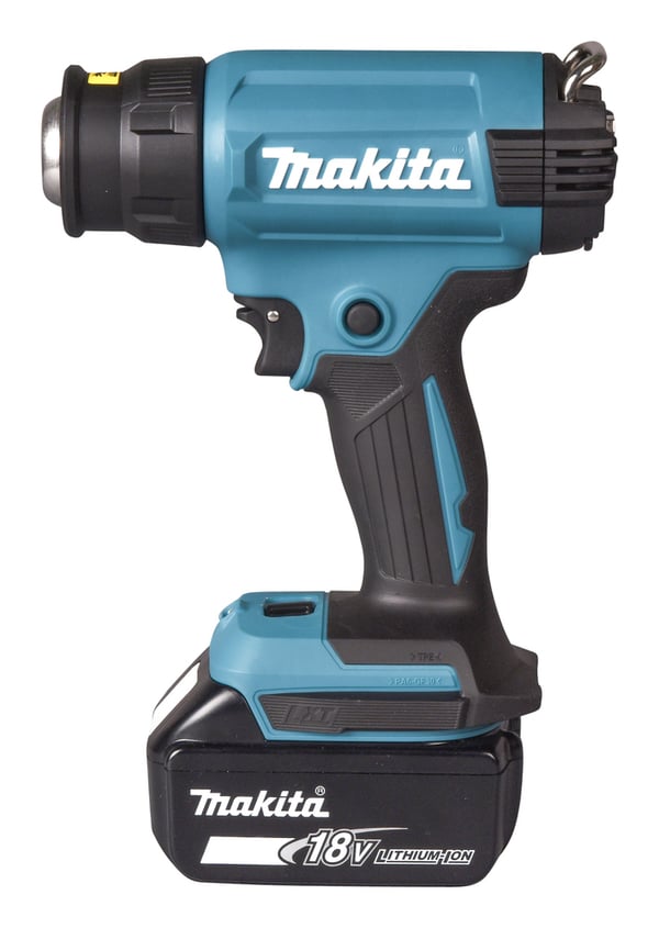 Miniatyrbild 8 av 8: Makita DHG181ZJ värmepistol Varmluftspistol 200 l/min 550 ° C Svart, Turkosblå