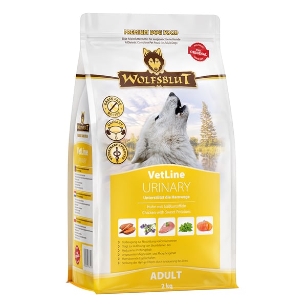 Wolfsblut VetLine Urinary 2 kg Aikuinen Kana, Bataatti
