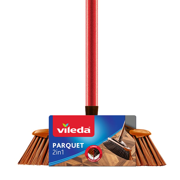 Vileda 4023103147843 sopborste inomhus Mjuk borst Brun, Röd