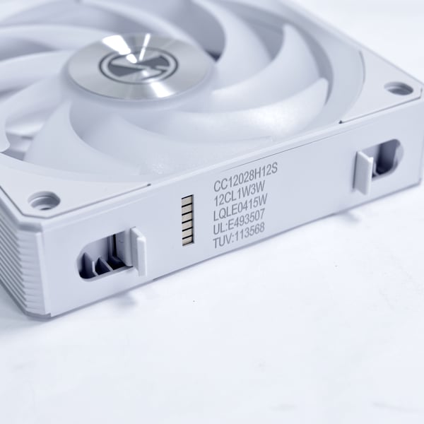 Miniatyrbillede 6 af 17: Lian Li 12CL1 Computerkabinet Ventilator 12 cm Hvid