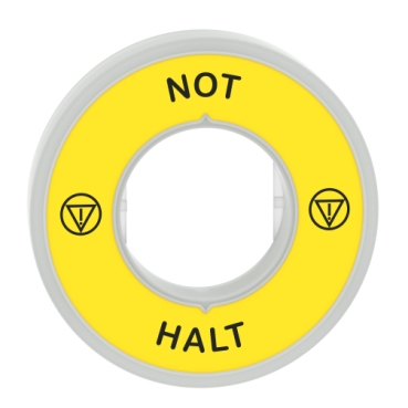 BEL.RING 230V 1LED RT NOT HALT / SCHN.E ZBY9W2M230