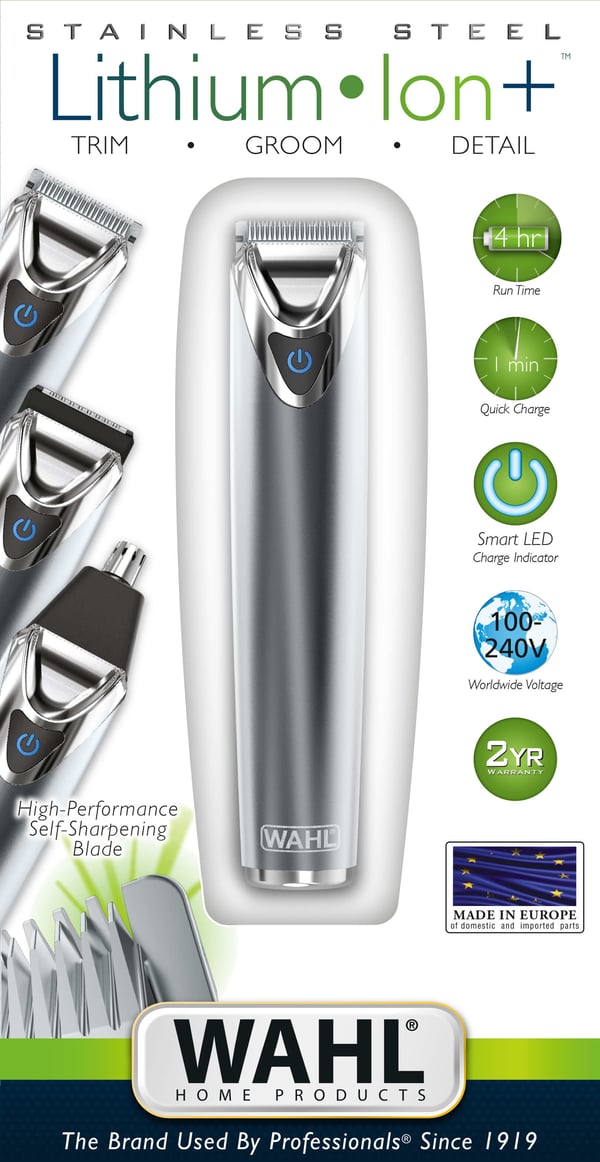 Wahl Stainless Steel Batteri 4 Rustfrit stål