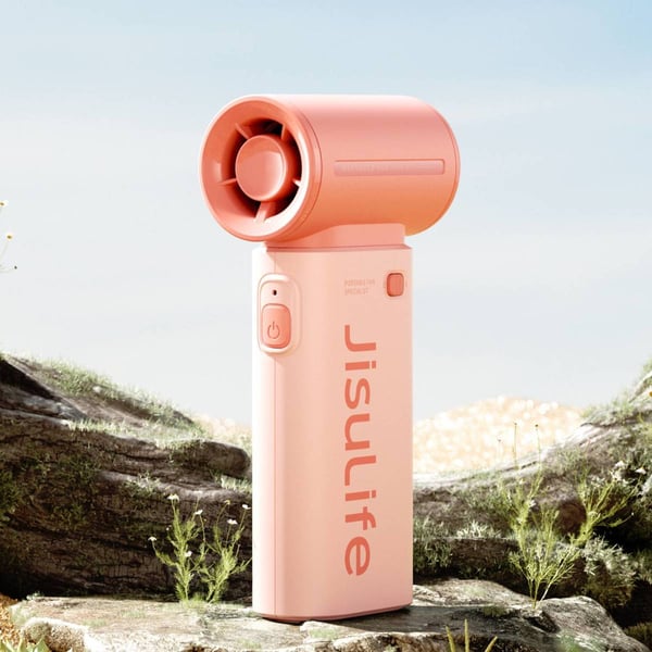 JisuLife Life9 Lyserød Håndholdt ventilator