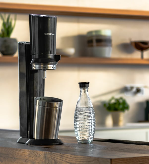 Miniatyrbild 2 av 4: SodaStream Crystal 3.0 Metall, Rostfritt stål Svart