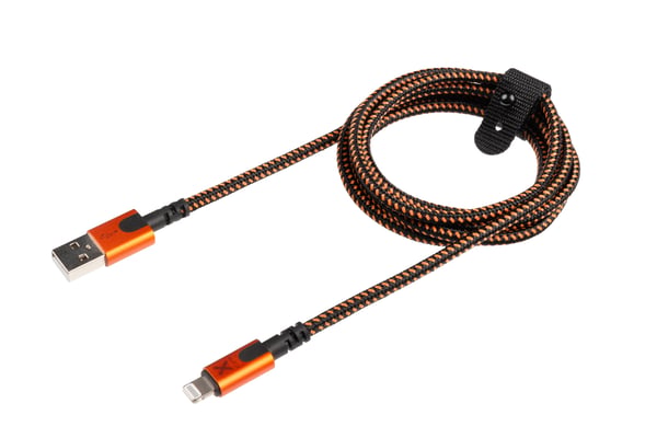 Xtorm CXX002 Lightning kabel 1,5 m Sort, Orange