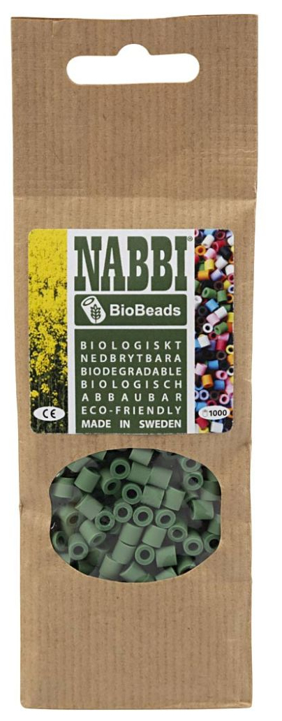 Miniatyrbillede 2 af 2: Creativ Company 9067642 perle Rund perle Mørkegrøn 1000 stk