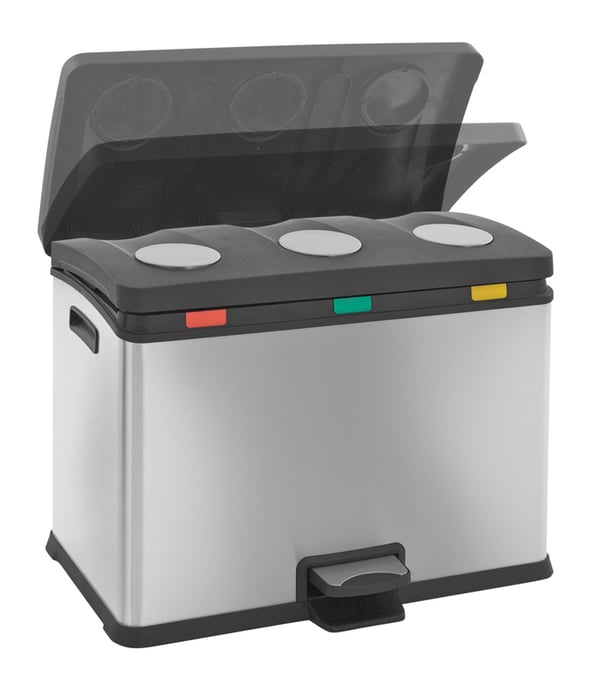 Pikkukuva 2 / 2: Vepa Bins 31054039 Suorakulmainen Muovi, Ruostumaton teräs Ruostumaton teräs