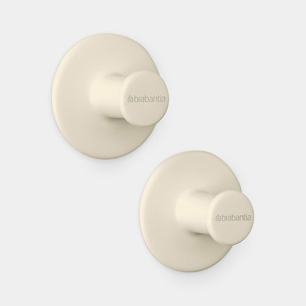 Pikkukuva 1 / 3: Brabantia 223761 pyyheteline & rengas Pyyhekoukku Seinään asennettava Beige
