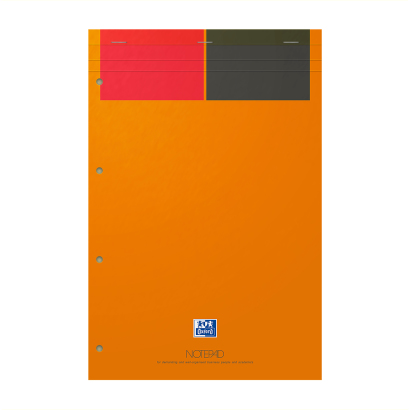 Miniatyrbillede 5 af 5: Oxford 100100101 blok og notesblok A4+ 160 ark Orange
