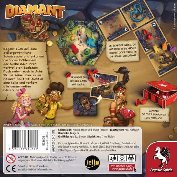 Pegasus Diamant 30 min Lautapeli Perhe