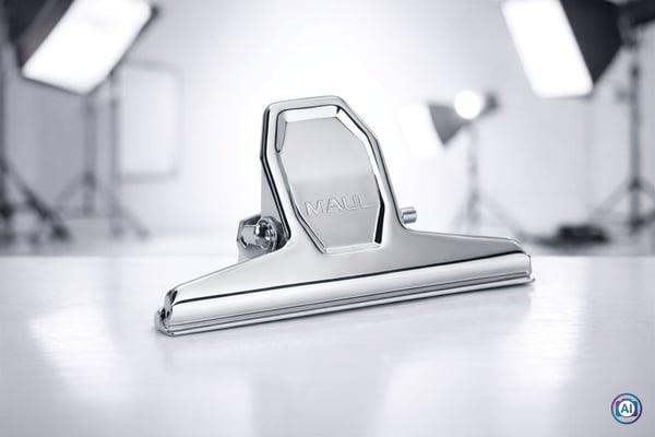 MAUL Letter Clips Standard Series. Nickelled paperipuristin Metalli 10 kpl