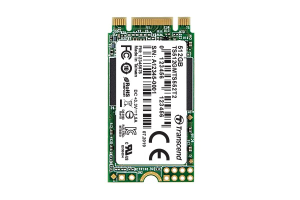 Transcend MTS552T2 512 GB M.2 Serial ATA III 3D NAND