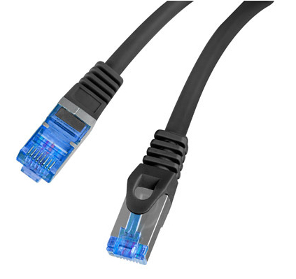 Lanberg PCF6A-10CC netværkskabel Sort 3 m Cat6a S/FTP (S-STP)