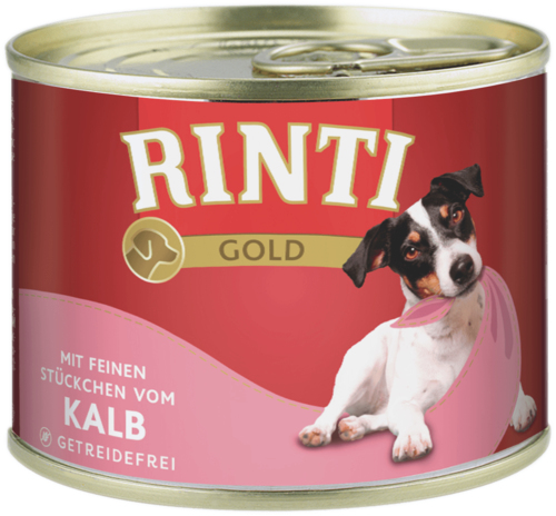 RINTI Gold Kalvekød Voksen 185 g RINTI Gold Kalvekød Voksen 185 g