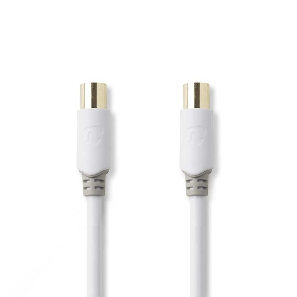 Nedis CSBW40015WT20 koaxial kabel Hvid