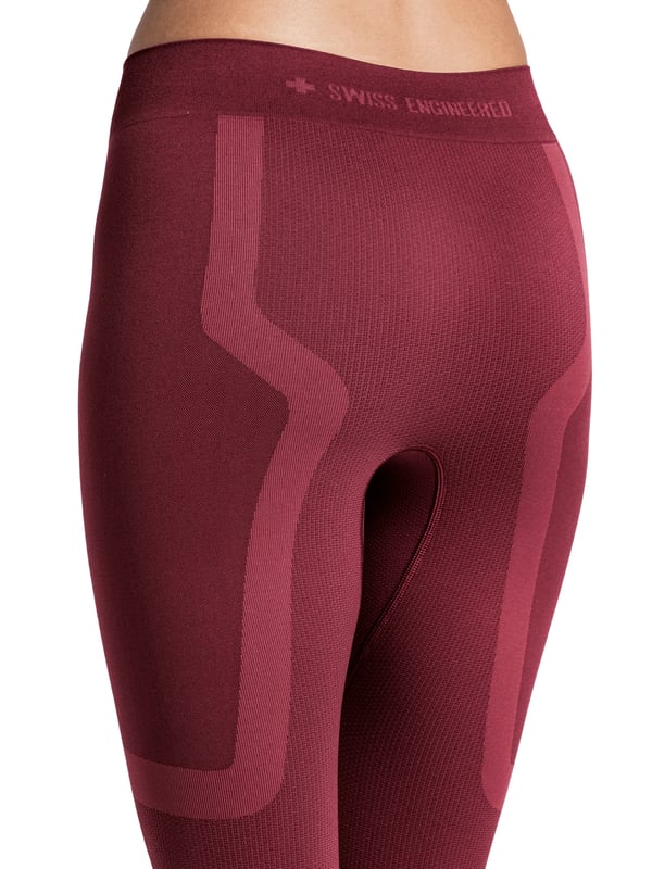 Miniatyrbillede 7 af 10: X-BIONIC X-Ential Long Tights WMN Hunstik Rød Polyamid, Elastin