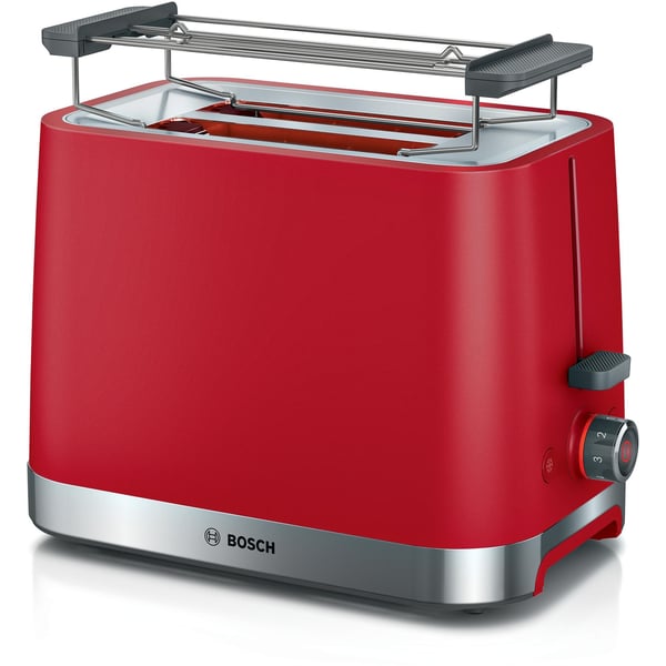 Miniatyrbillede 1 af 9: Bosch TAT4M224 brødrister 2 skive(r) 950 W Rød
