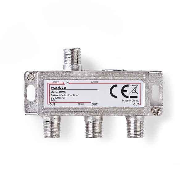 Nedis SSPL310ME satellitantenntillbehör Silver