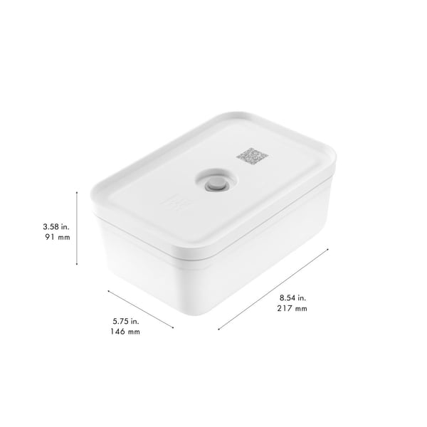 Miniatyrbillede 2 af 12: ZWILLING FRESH & SAVE Frokostbeholder 1,6 L Plast Grå, Hvid 1 stk