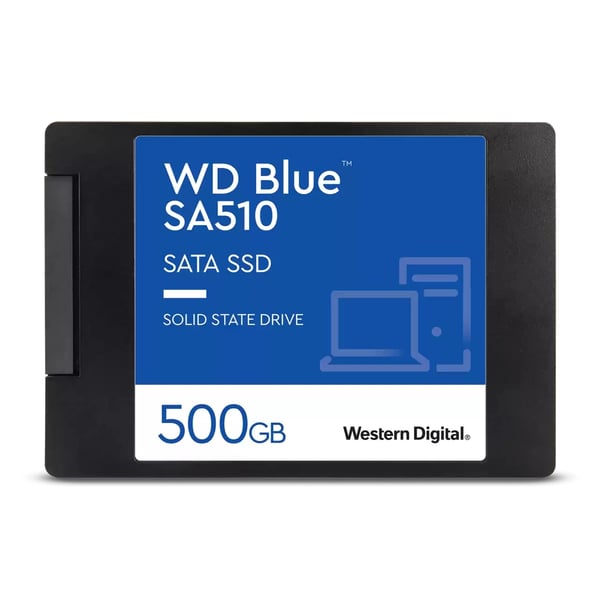 Miniatyrbild 1 av 3: WD Blue SA510 WDS500G3B0A - SSD - 500 GB - intern - 2.5\" (6.4 cm)