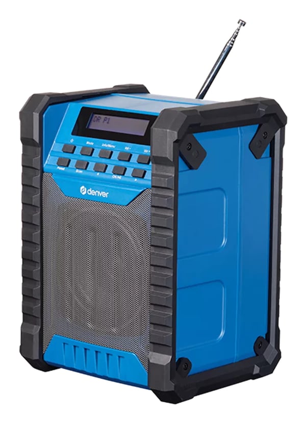 Denver WRD-60 radio Bærbar Sort, Blå