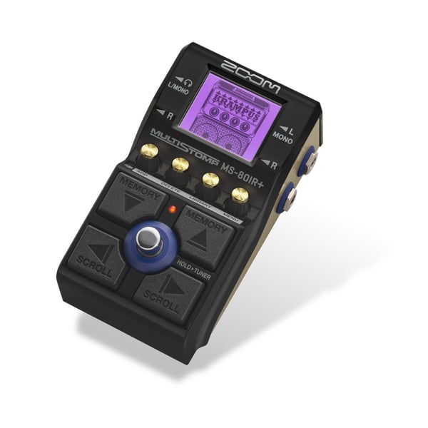 Pikkukuva 1 / 8: Zoom MS-80IR+ efektipedaali Laajennuspedaali Musta, Kulta