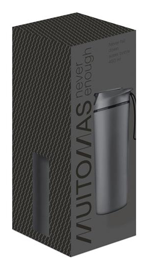 Miniatyrbillede 3 af 4: Muitomas NFDBOTTLE450BK drikkedunk Dagligt forbrug 450 ml Polypropylen (PP) Sort