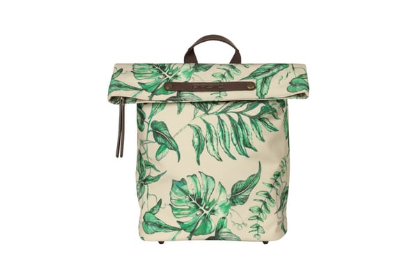 Basil Ever-Green Bagside Cykeltaske 14 L Polyester Beige, Grøn