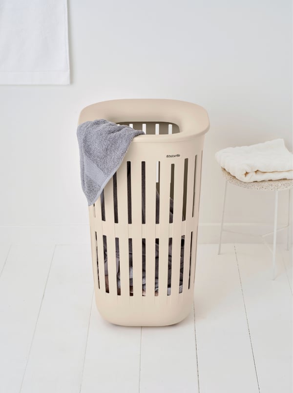 Brabantia Collect-It pyykkikori 55 L Ovaali Kierrätetty muovi Beige