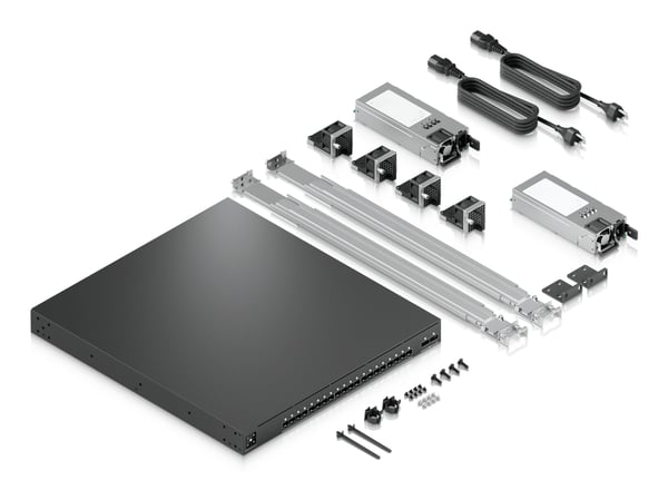 Ubiquiti UniFi EAV-Fiber Administreret L2/L3 Gigabit Ethernet (10/100/1000) 1U Sort