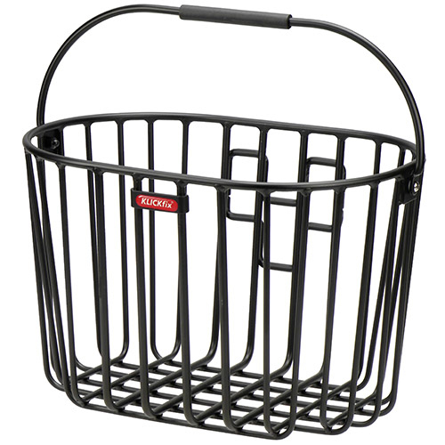 KLICKfix Alumino Framsida Cykelkorg 16 l Aluminium Svart