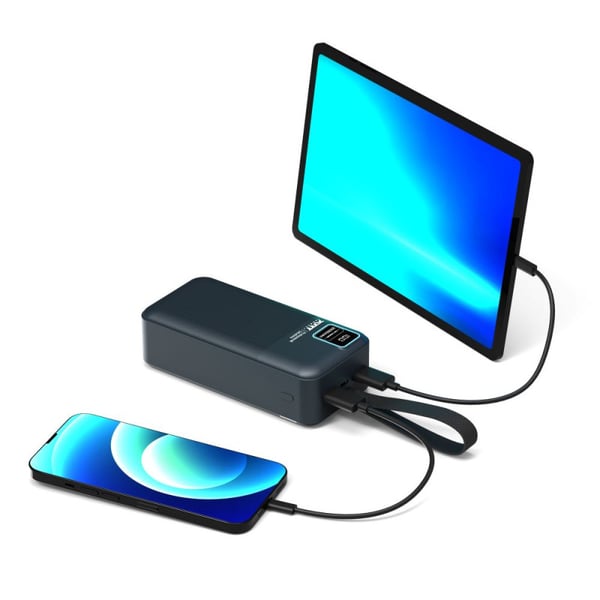 Miniatyrbillede 8 af 10: Port Designs 907003 powerbank Lithium polymer (LiPo) 30000 mAh Sort