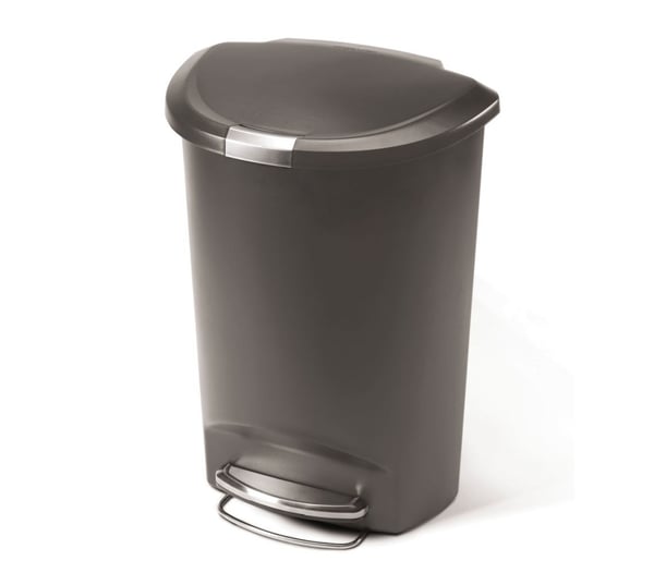 simplehuman CW1357 papperkorgar 50 l Rund Plast Grå