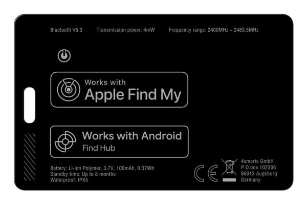 Miniatyrbillede 3 af 3: 4smarts 541718 GPS tracker/finder Personligt Kortplads Sort