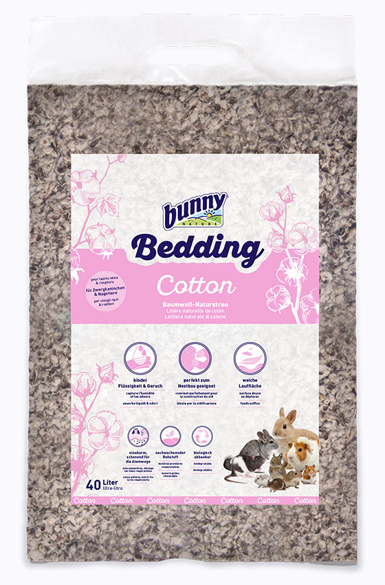 Bunny Nature 16000 strøelse & grus til smådyr 40 L Fiber
