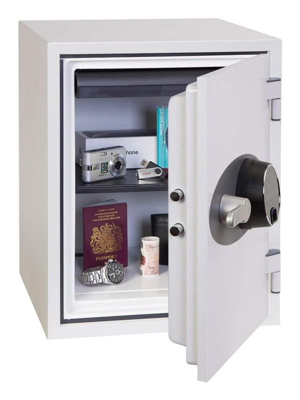 Phoenix Safe Co. Titan FS1283F Gulv pengeskab 36 L Stål Hvid