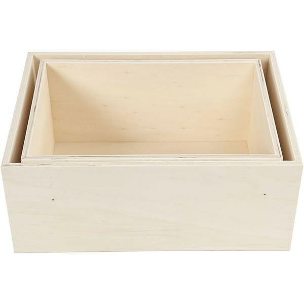 Creativ Company 56160 opbevaringskasse Opbevaringsboks Rektangulær Polywood Træ