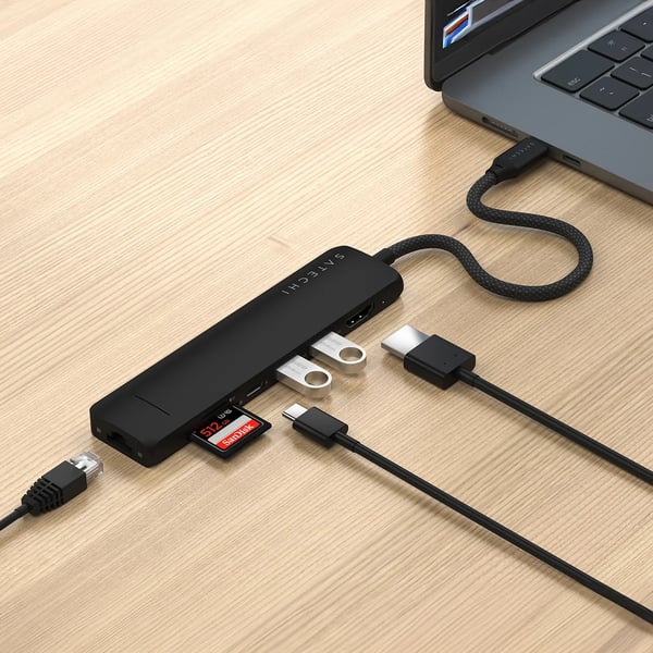 Pikkukuva 9 / 9: Satechi ST-P7SK keskitin USB Type-C 10000 Mbit/s Musta